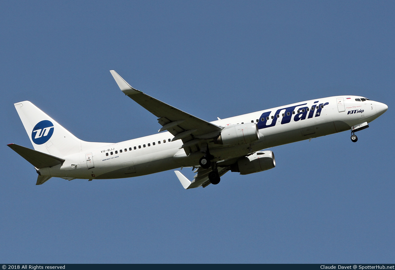 Photo of VQ-BJJ - Boeing 737-8AS operated by Utair