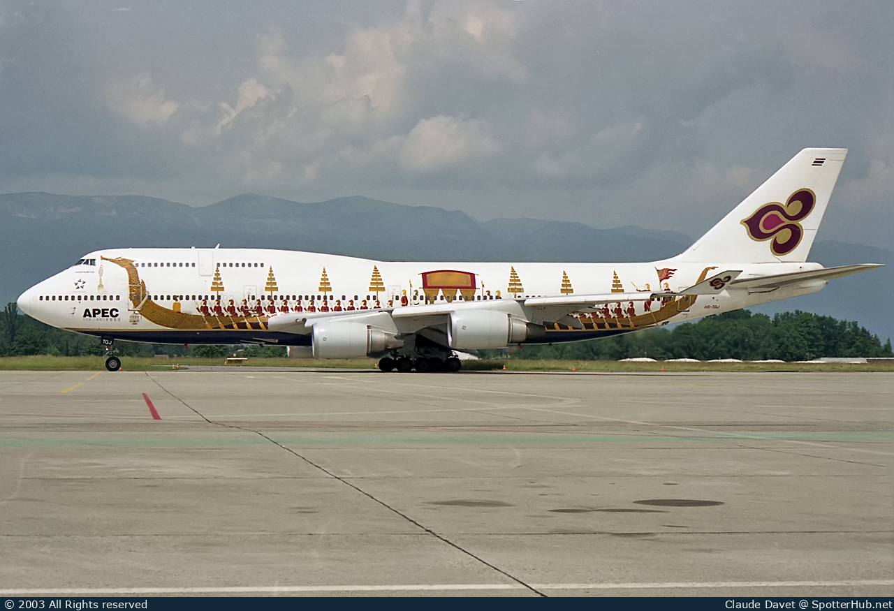 Photo of HS-TGJ - Boeing 747-4D7 operated by Thai Airways International