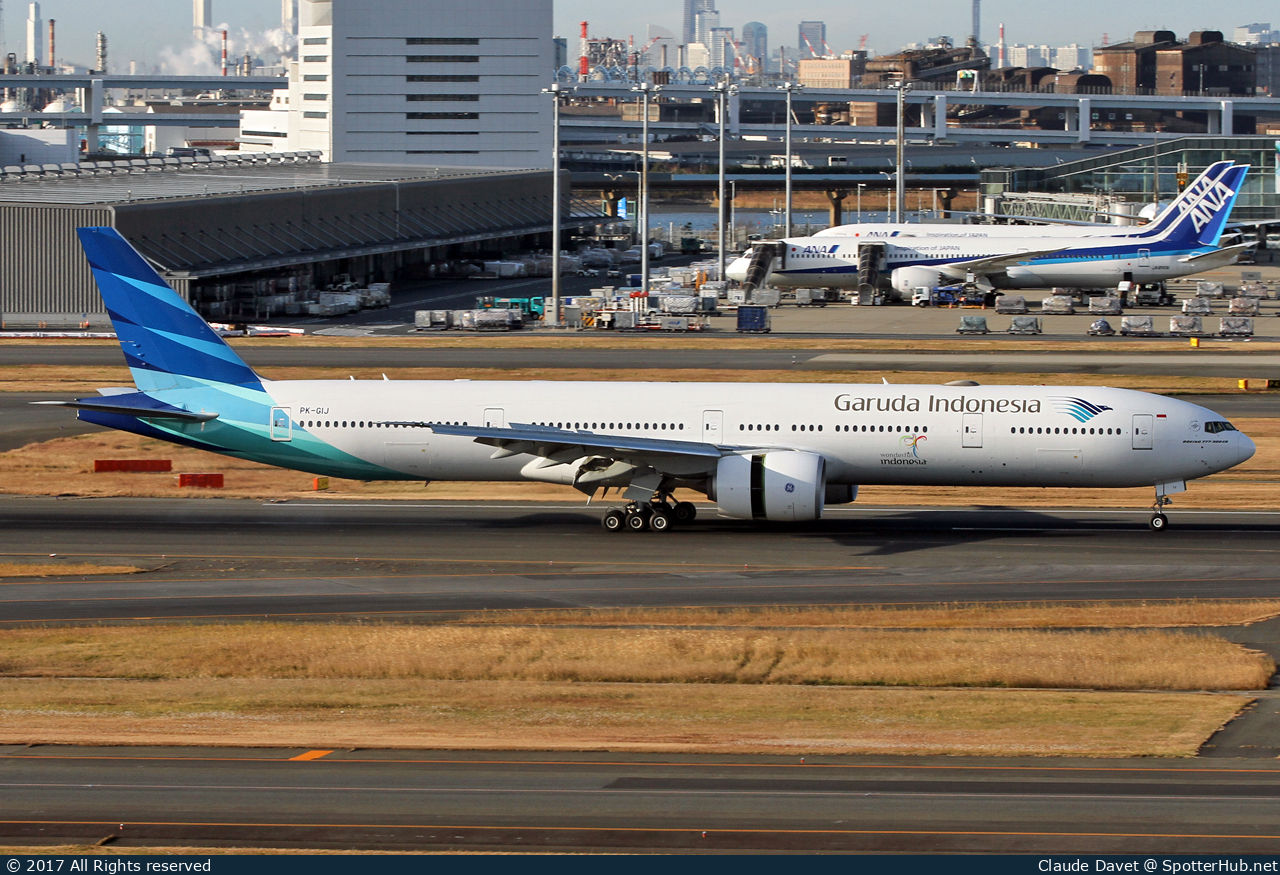 Photo of PK-GIJ - Boeing 777-3U3(ER) operated by Garuda Indonesia