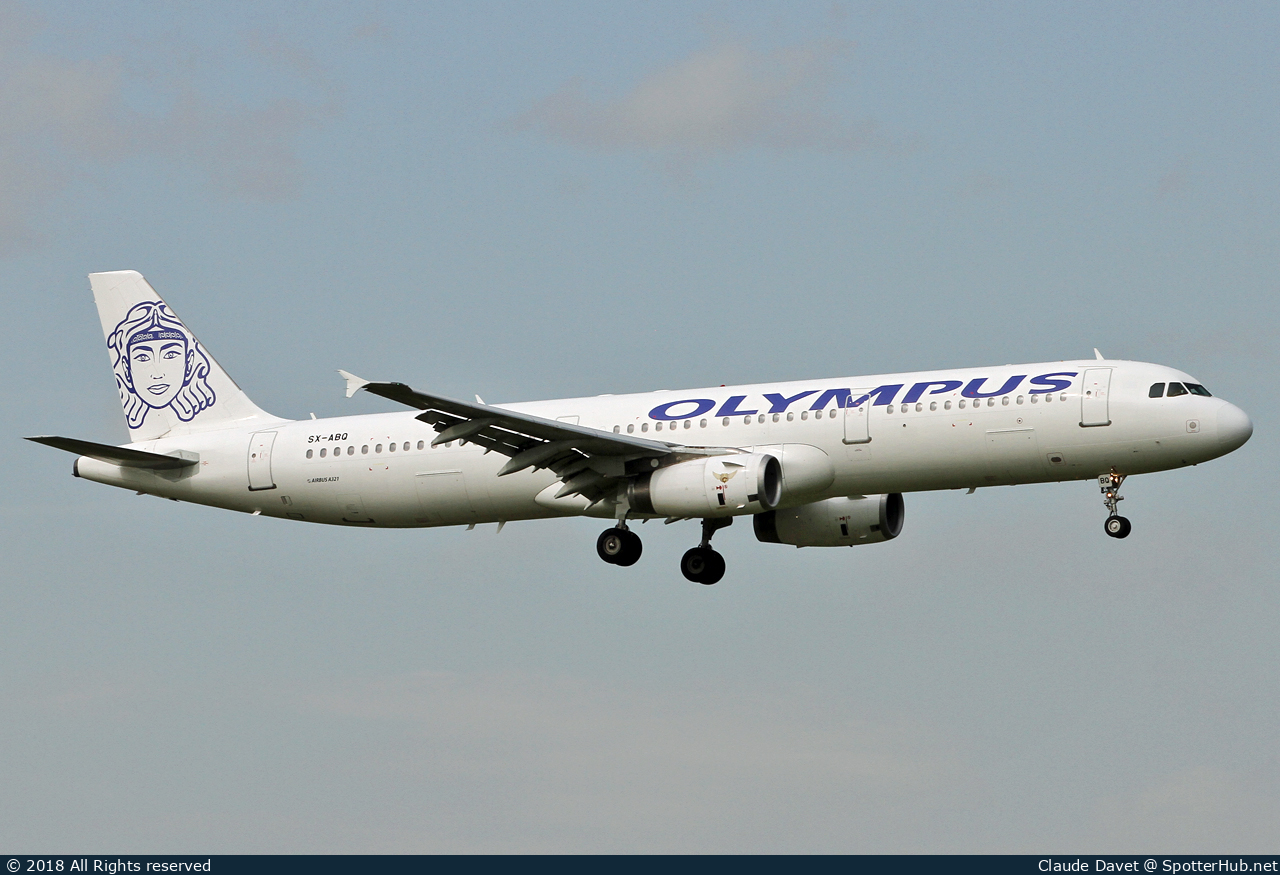 Photo of SX-ABQ - Airbus A321-231 operated by Olympus Airways