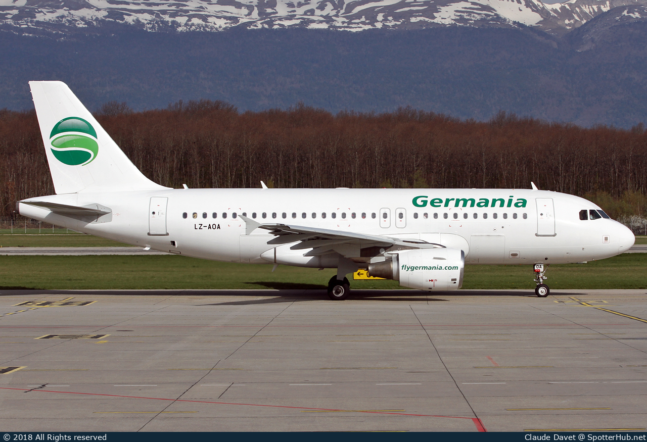 Photo of LZ-AOA - Airbus A319-112 operated by Germania (opb Bulgarian Eagle)