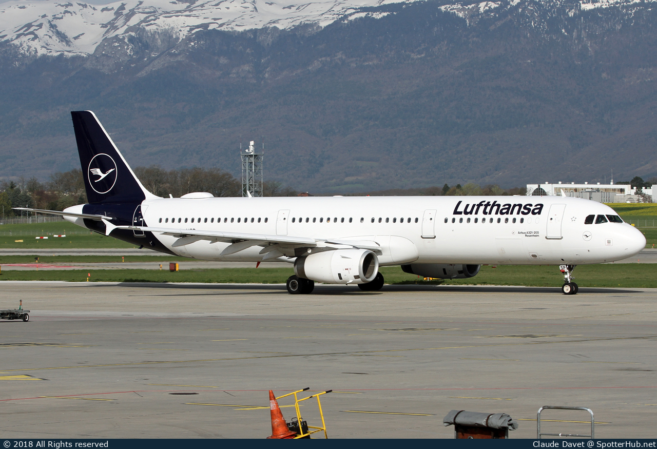 Photo of D-AISP - Airbus A321-231 operated by Lufthansa