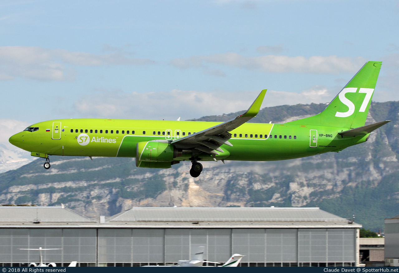 Photo of VP-BNG - Boeing 737-83N operated by S7 Airlines