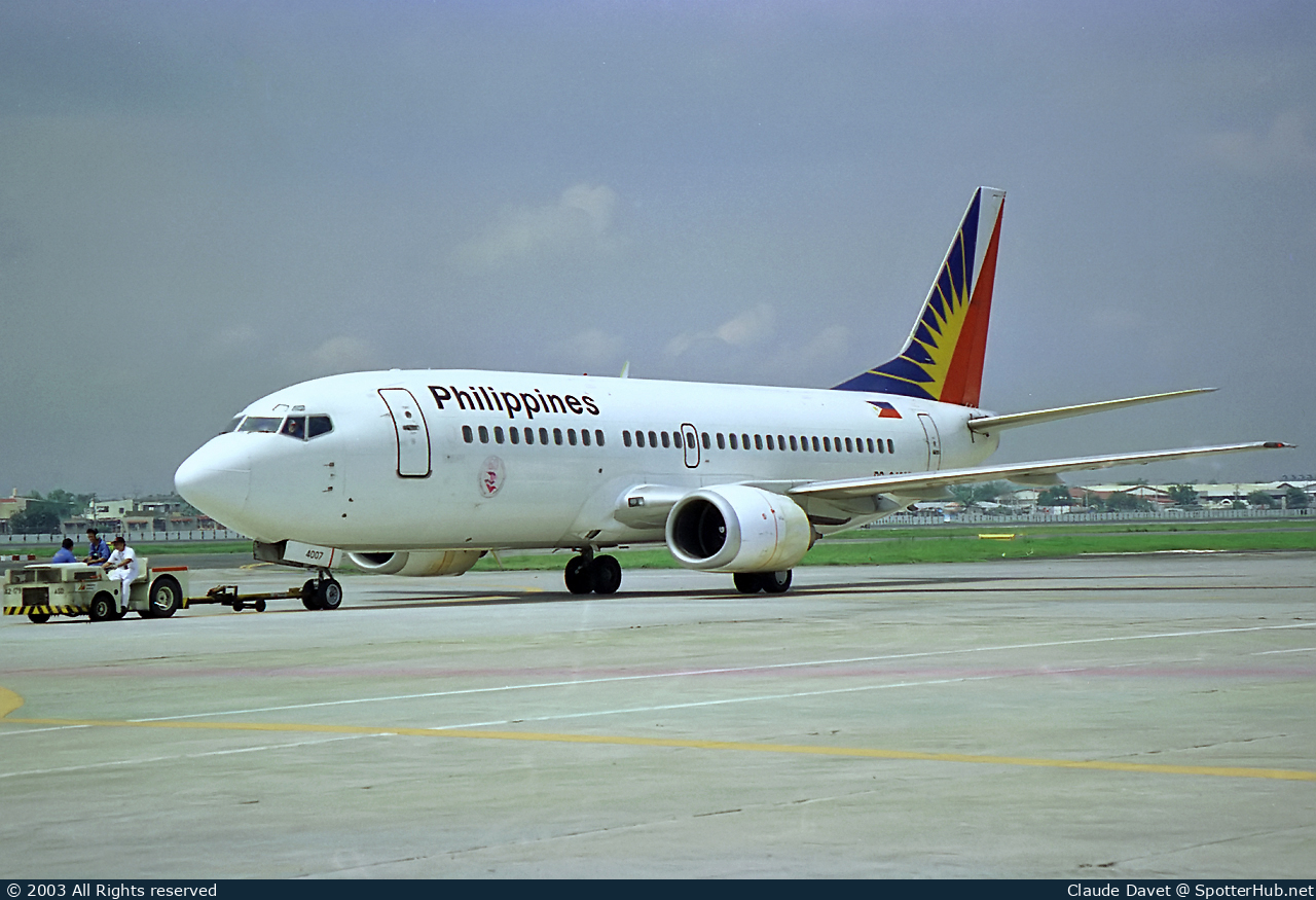 Photo of RP-C4007 - Boeing 737-332 operated by Philippine Airlines