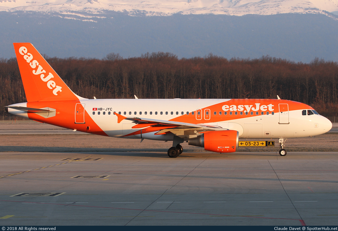 Photo of HB-JYC - Airbus A319-111 operated by easyJet Switzerland