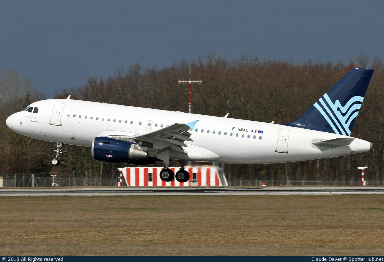 Photo of F-HBAL - Airbus A319-111 operated by TAP Air Portugal (opb Aigle Azur)
