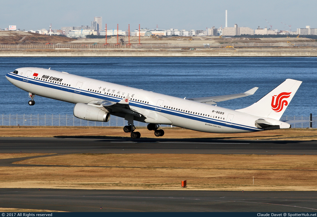 Photo of B-8689 - Airbus A330-343 operated by Air China
