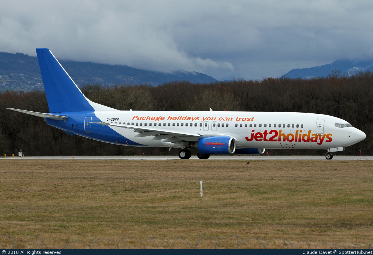 Photo of G-GDFF - Boeing 737-85P operated by Jet2