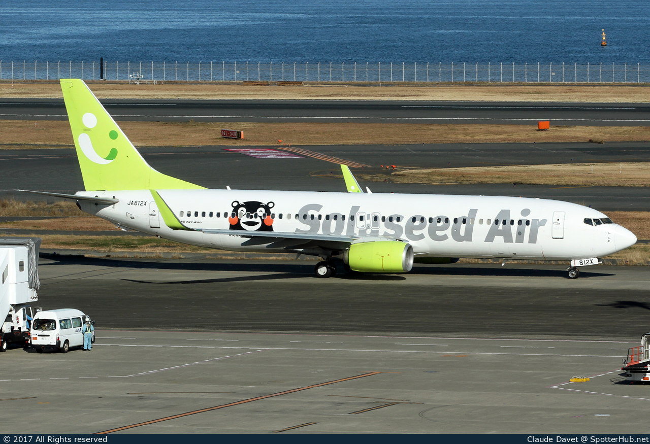 Photo of JA812X - Boeing 737-86N operated by Solaseed Air