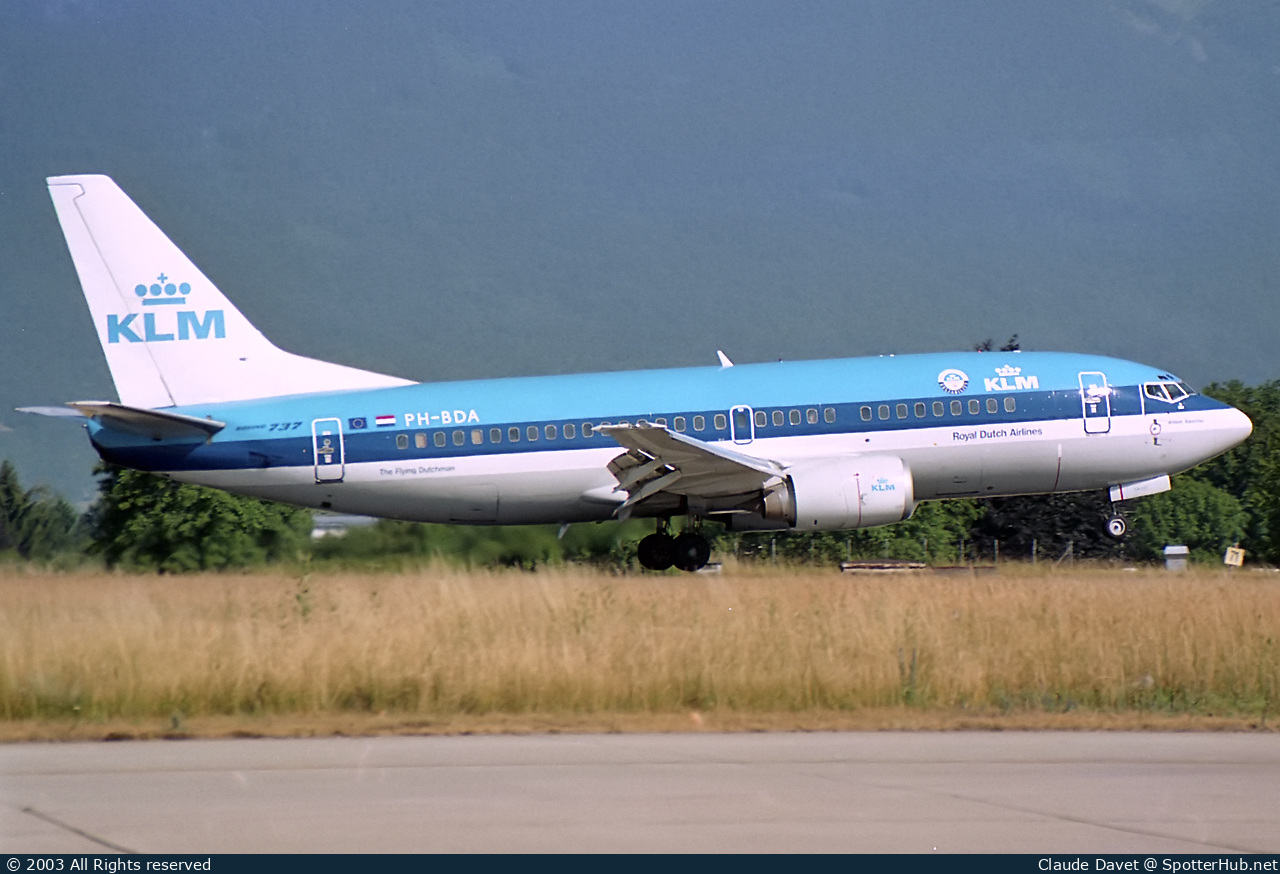 Photo of PH-BDA - Boeing 737-306 operated by KLM Royal Dutch Airlines