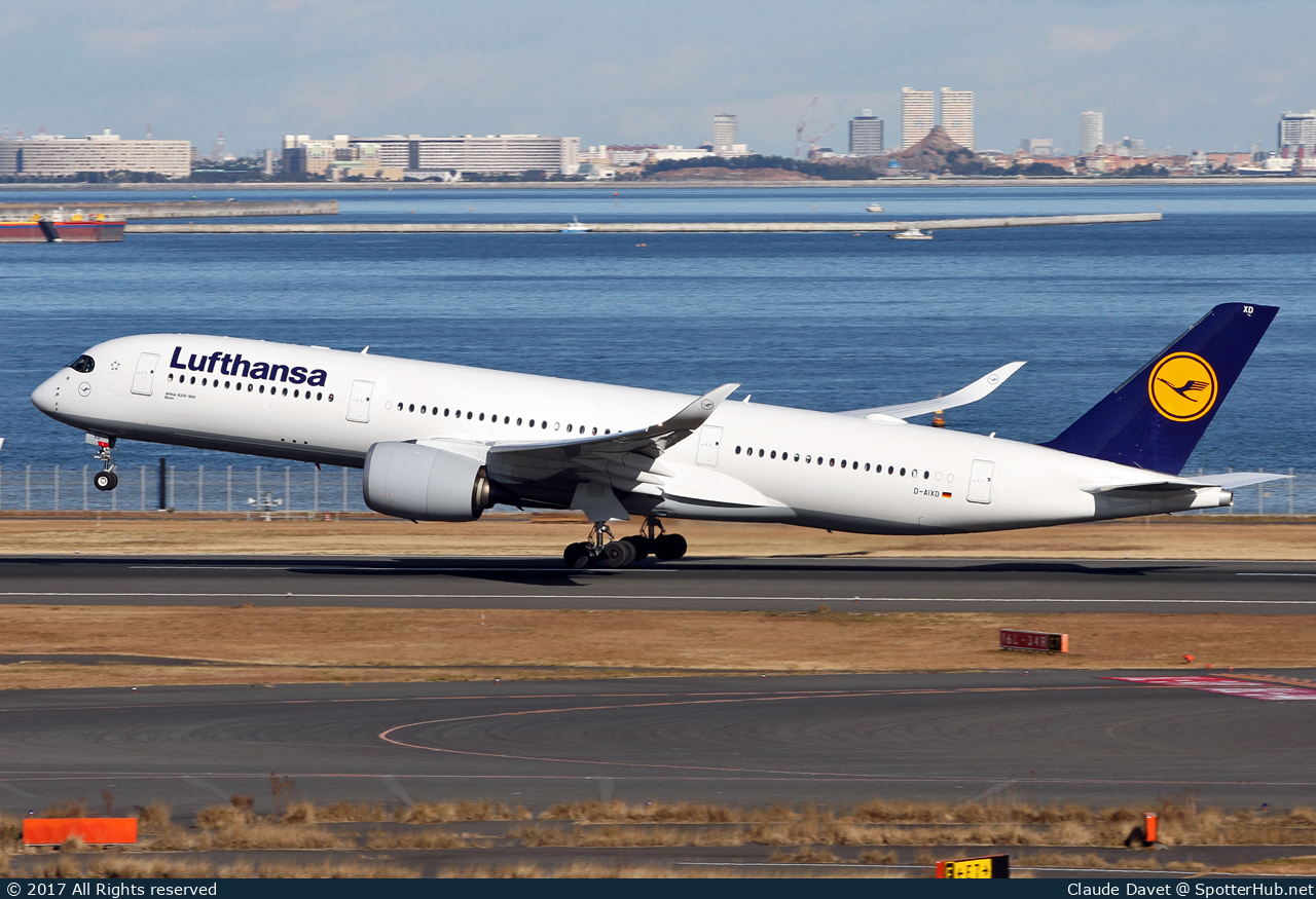Photo of D-AIXD - Airbus A350-941 operated by Lufthansa