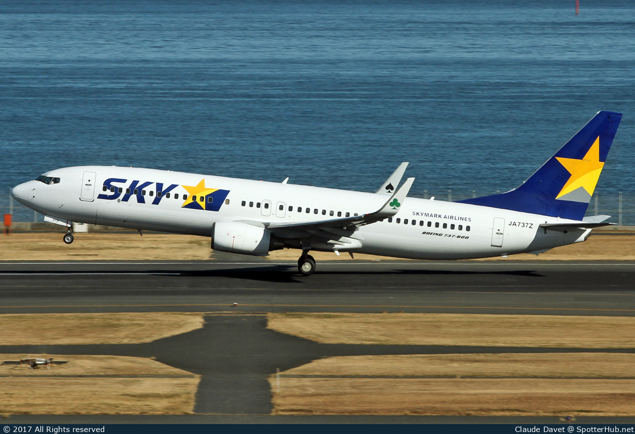 Photo of JA737Z - Boeing 737-82Y operated by Skymark Airlines