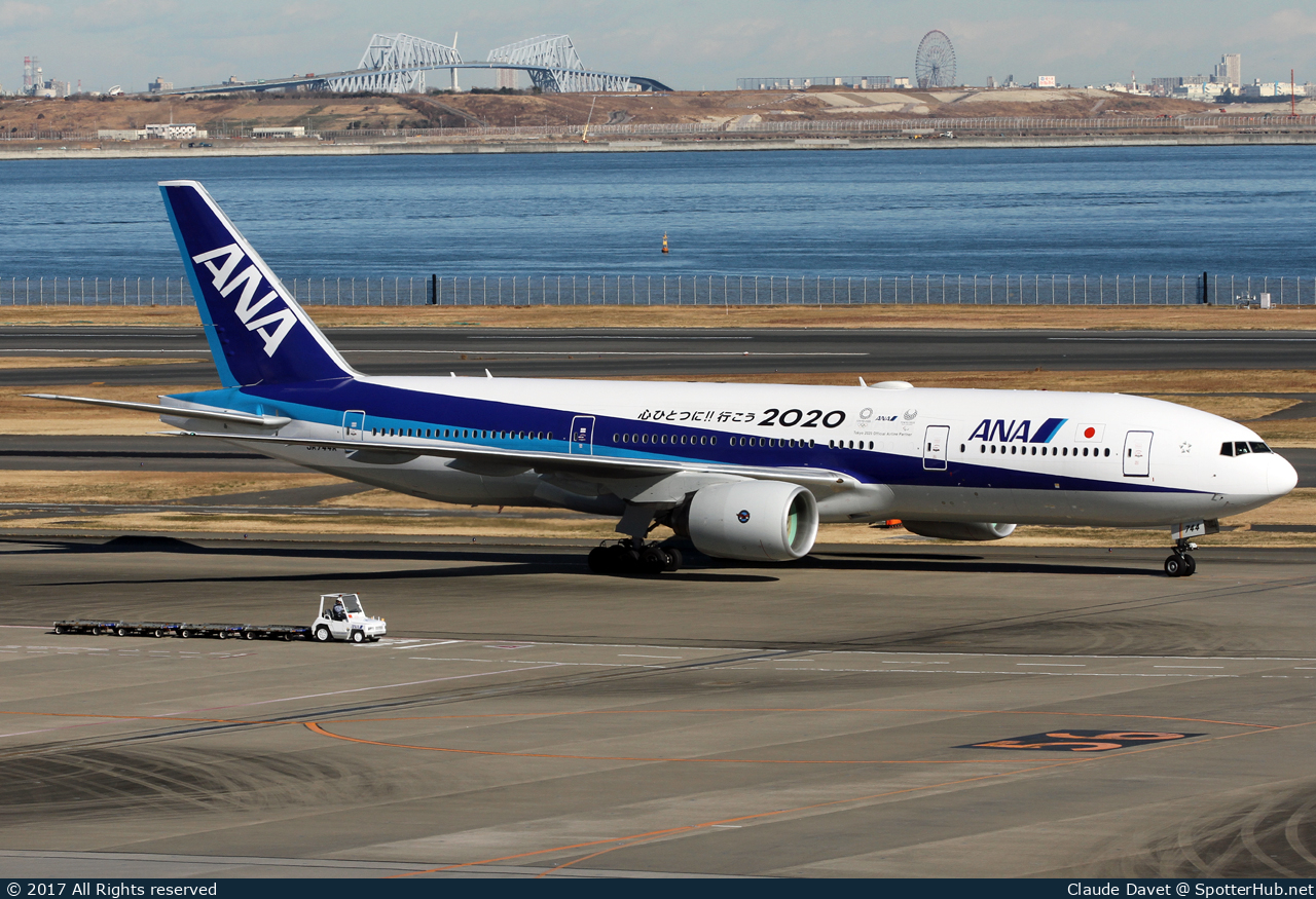 Photo of JA744A - Boeing 777-281(ER) operated by ANA All Nippon Airways