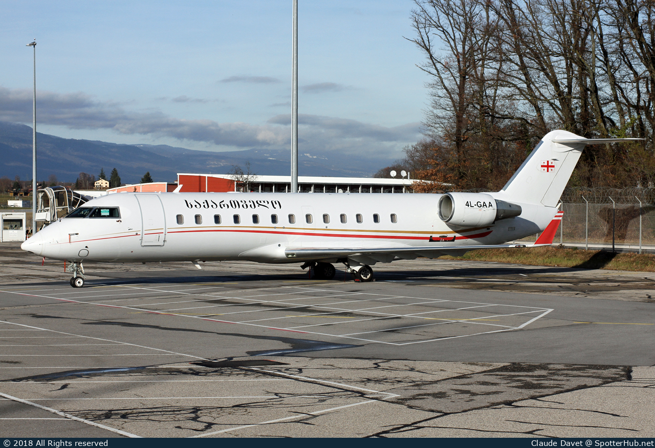 Photo of 4L-GAA - Bombardier Challenger 850 operated by Government of Georgia