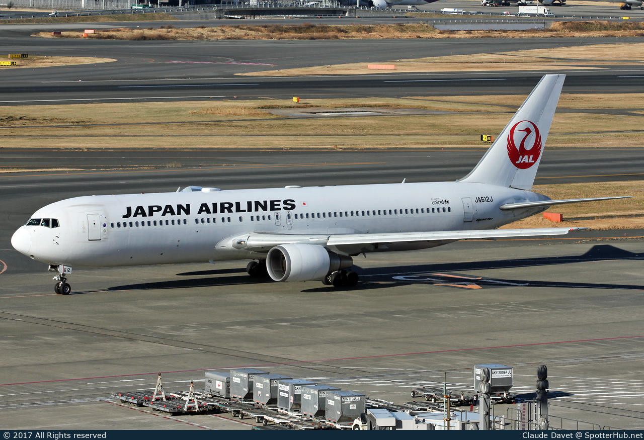 Photo of JA612J - Boeing 767-346(ER) operated by Japan Airlines