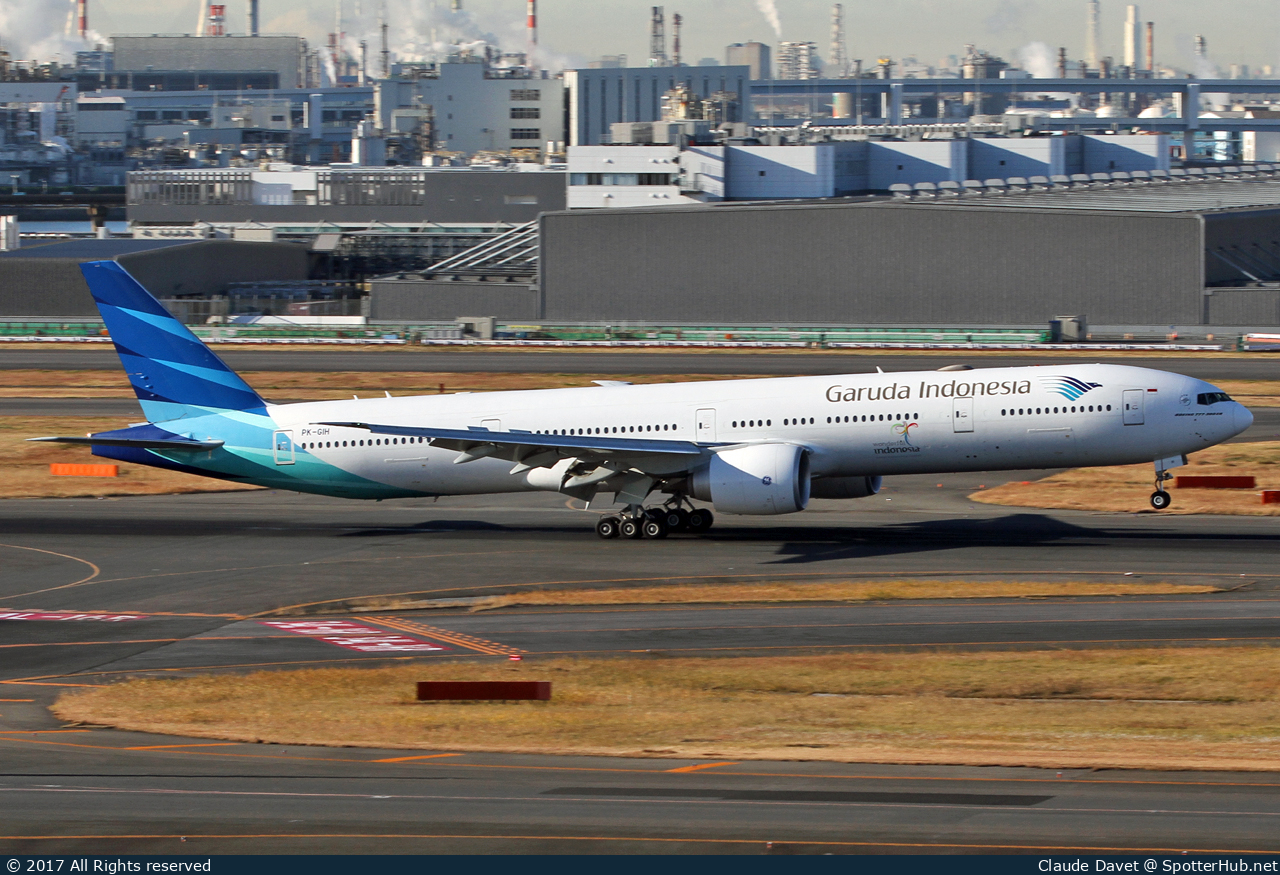 Photo of PK-GIH - Boeing 777-3U3(ER) operated by Garuda Indonesia
