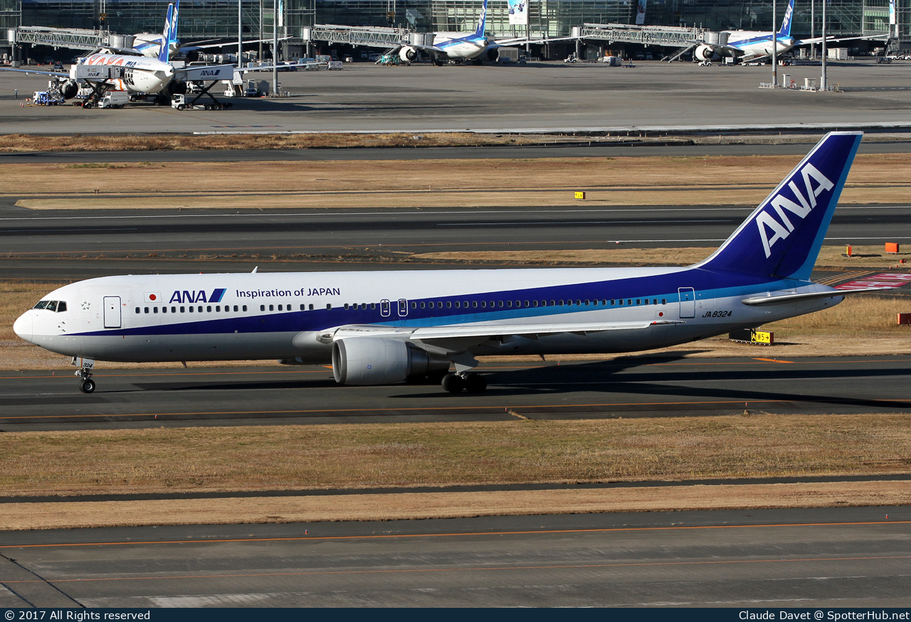 Photo of JA8324 - Boeing 767-381 operated by ANA All Nippon Airways