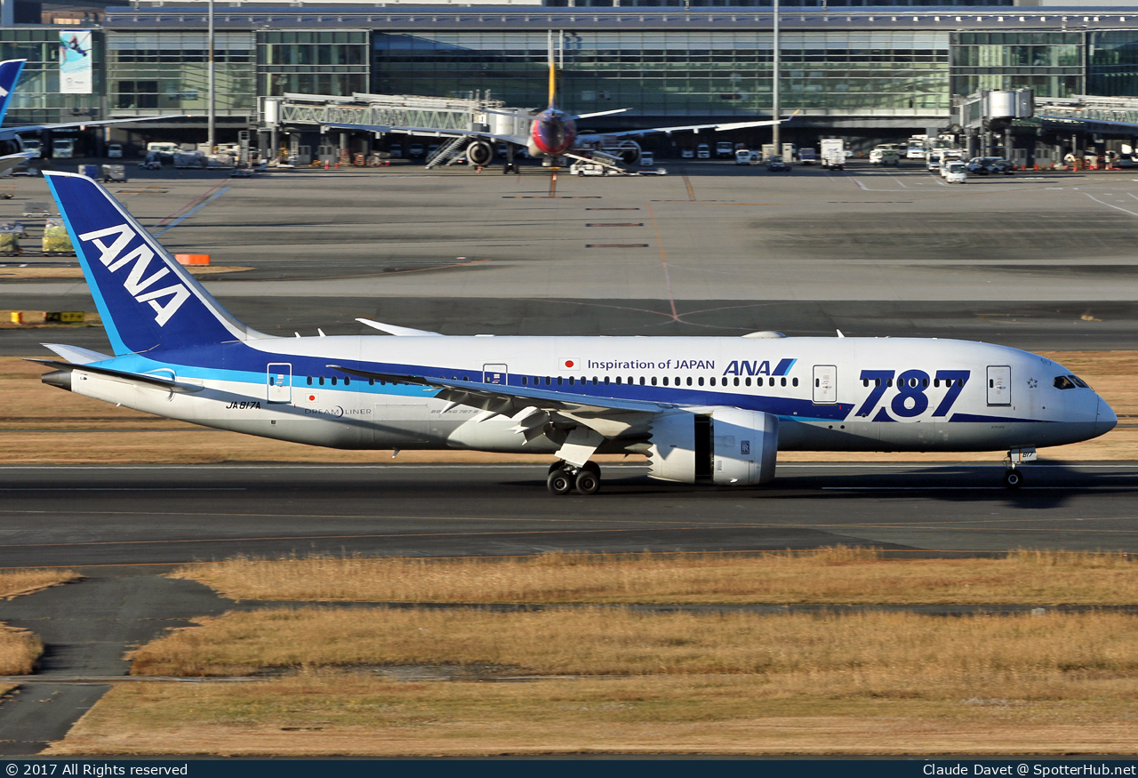Photo of JA817A - Boeing 787-8 Dreamliner operated by ANA All Nippon Airways
