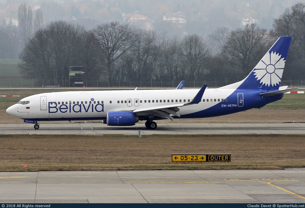 Photo of EW-457PA - Boeing 737-8ZM operated by Belavia