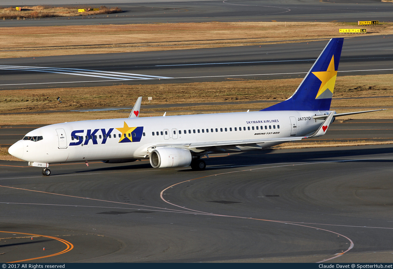 Photo of JA737Q - Boeing 737-86N operated by Skymark Airlines