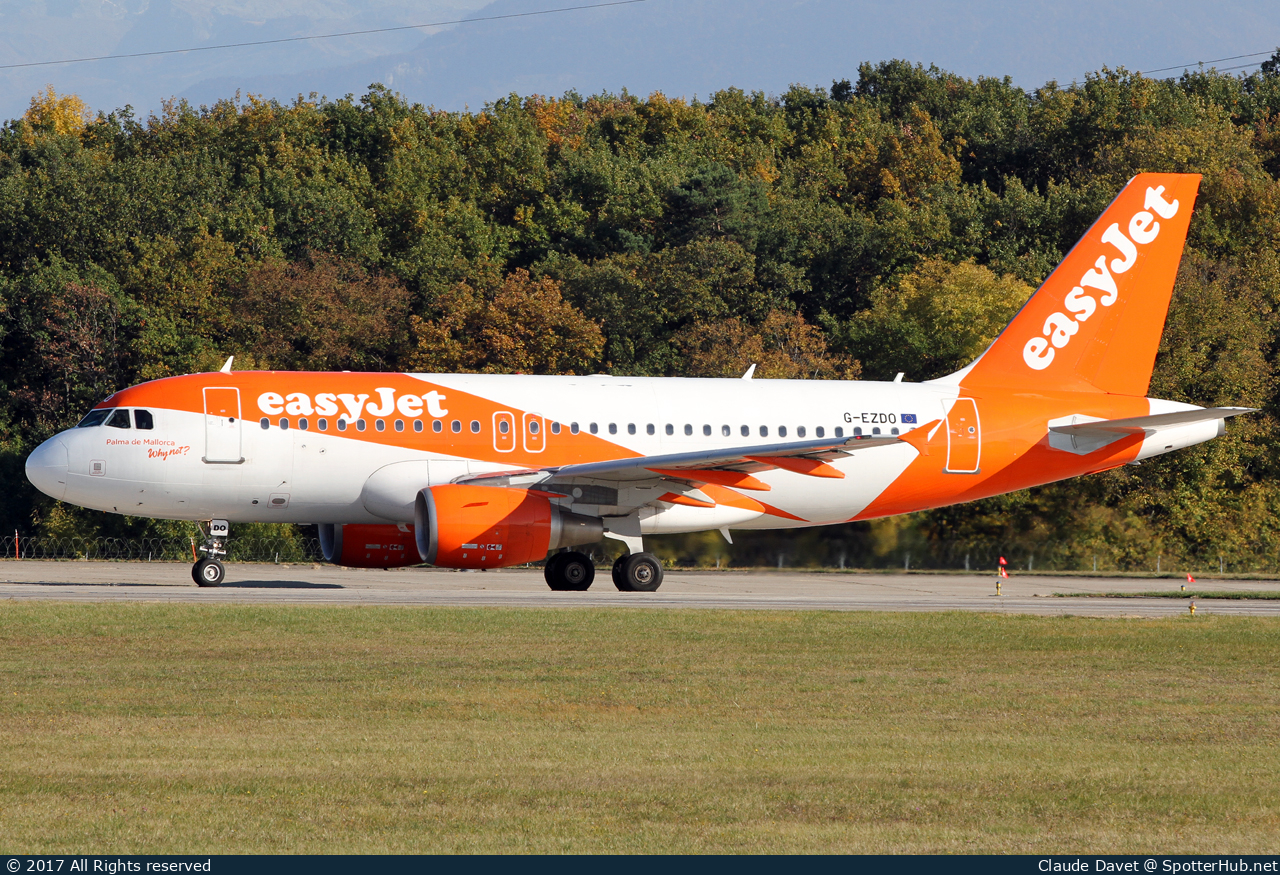 Photo of G-EZDO - Airbus A319-111 operated by easyJet