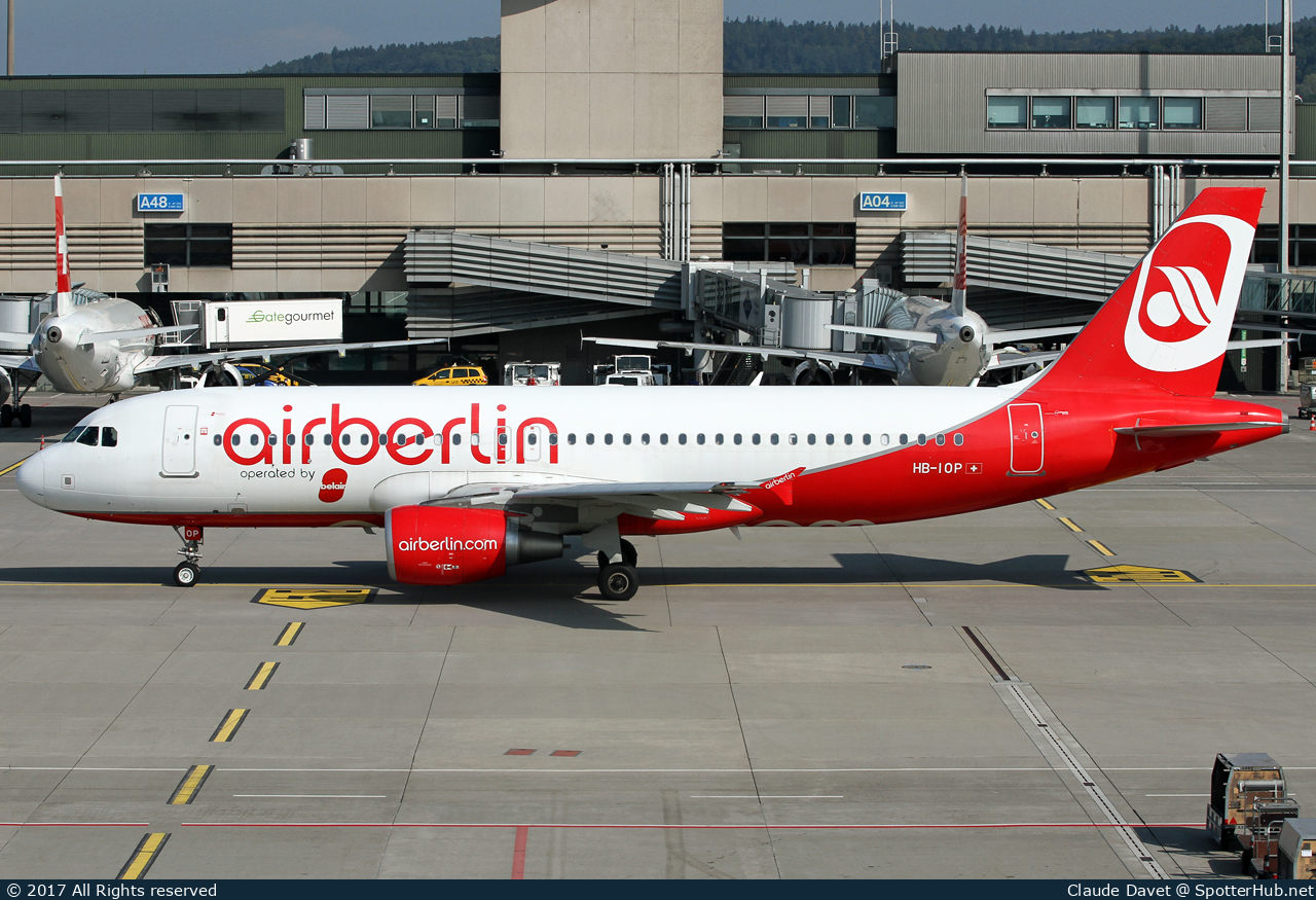 Photo of HB-IOP - Airbus A320-214 operated by Air Berlin (opb Belair Airlines)