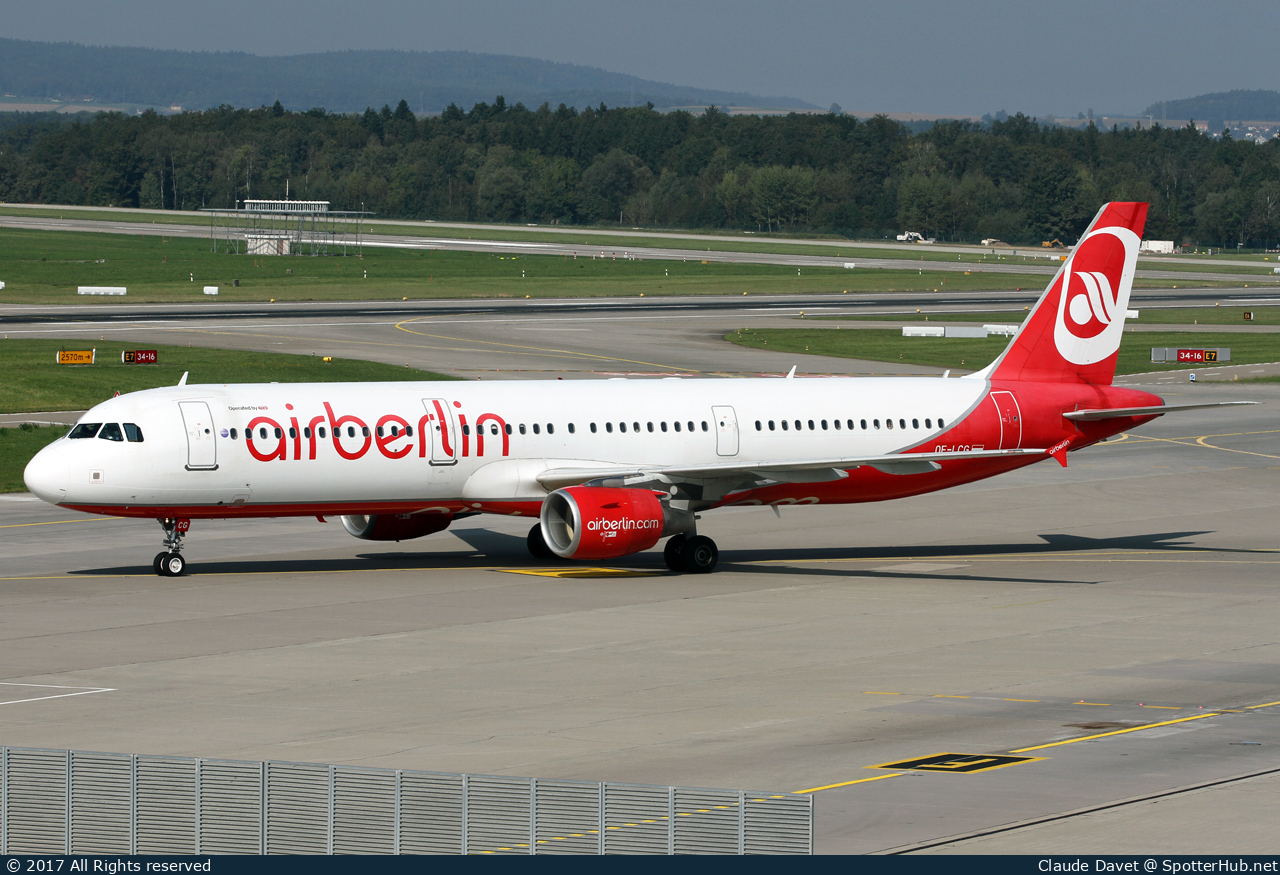 Photo of OE-LCG - Airbus A321-211 operated by Air Berlin (opb Niki)