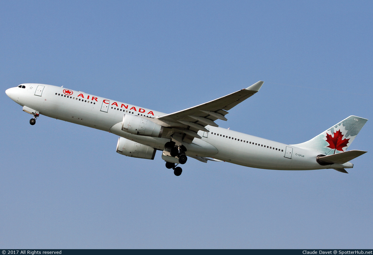 Photo of C-GFUR - Airbus A330-343 operated by Air Canada