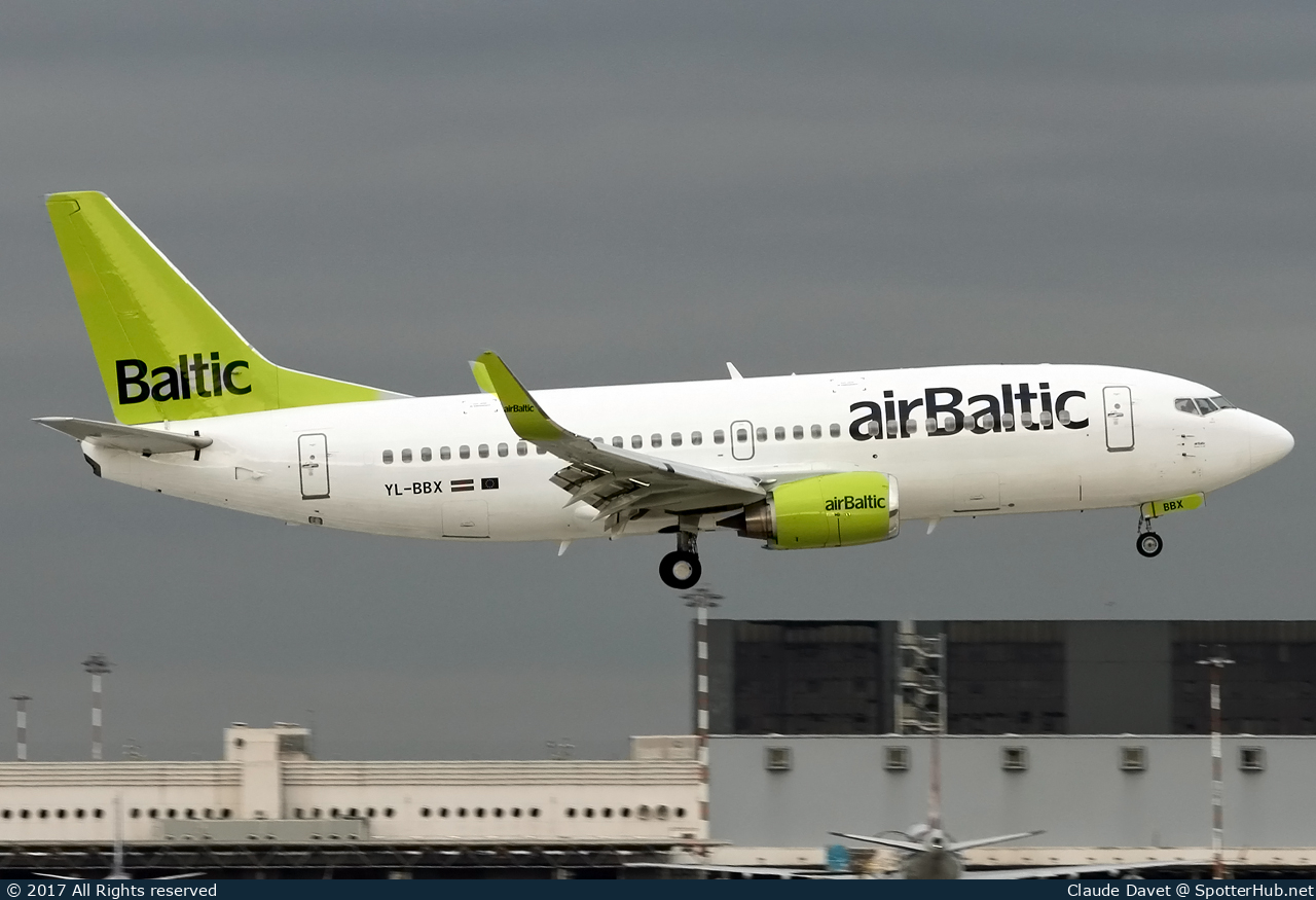 Photo of YL-BBX - Boeing 737-36Q operated by airBaltic