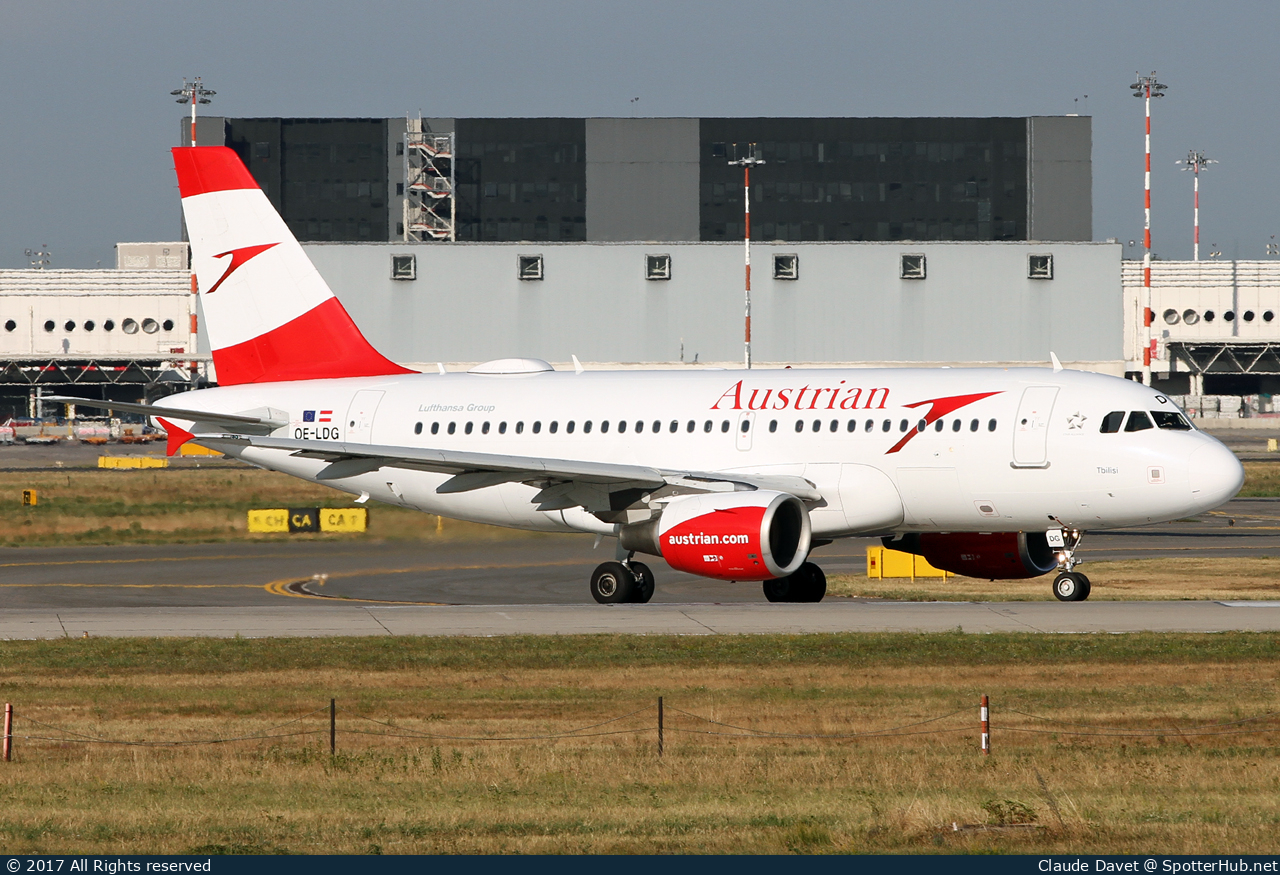 Photo of OE-LDG - Airbus A319-112 operated by Austrian Airlines