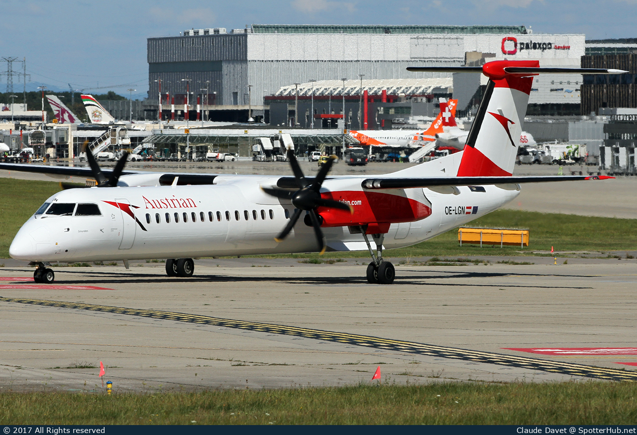 Photo of OE-LGN - Bombardier DHC-8-402 Dash 8 Q400 operated by Austrian Airlines