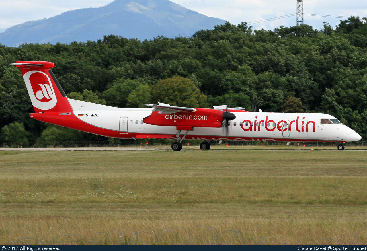 Photo of D-ABQI - Bombardier DHC-8-402 Dash 8 Q400 operated by Air Berlin (opb LGW Luftfahrtgesellschaft Walter)