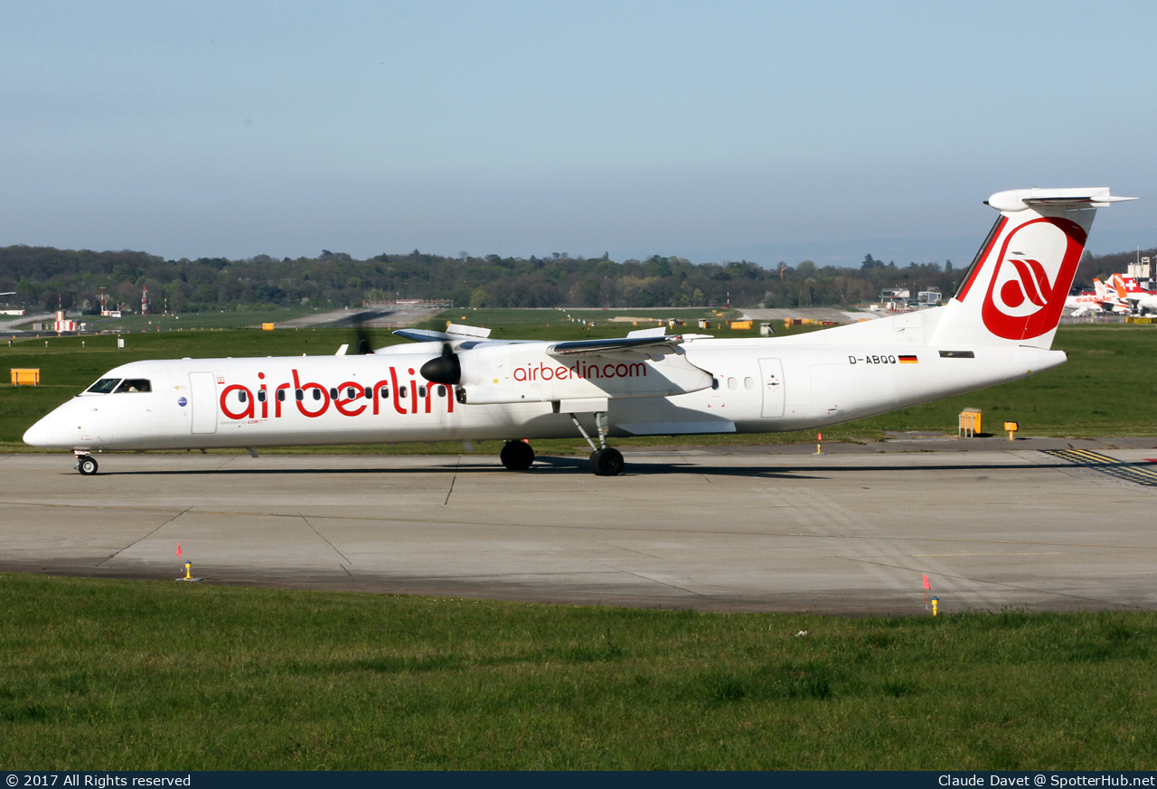Photo of D-ABQQ - Bombardier DHC-8-402 Dash 8 Q400 operated by Air Berlin (opb LGW Luftfahrtgesellschaft Walter)