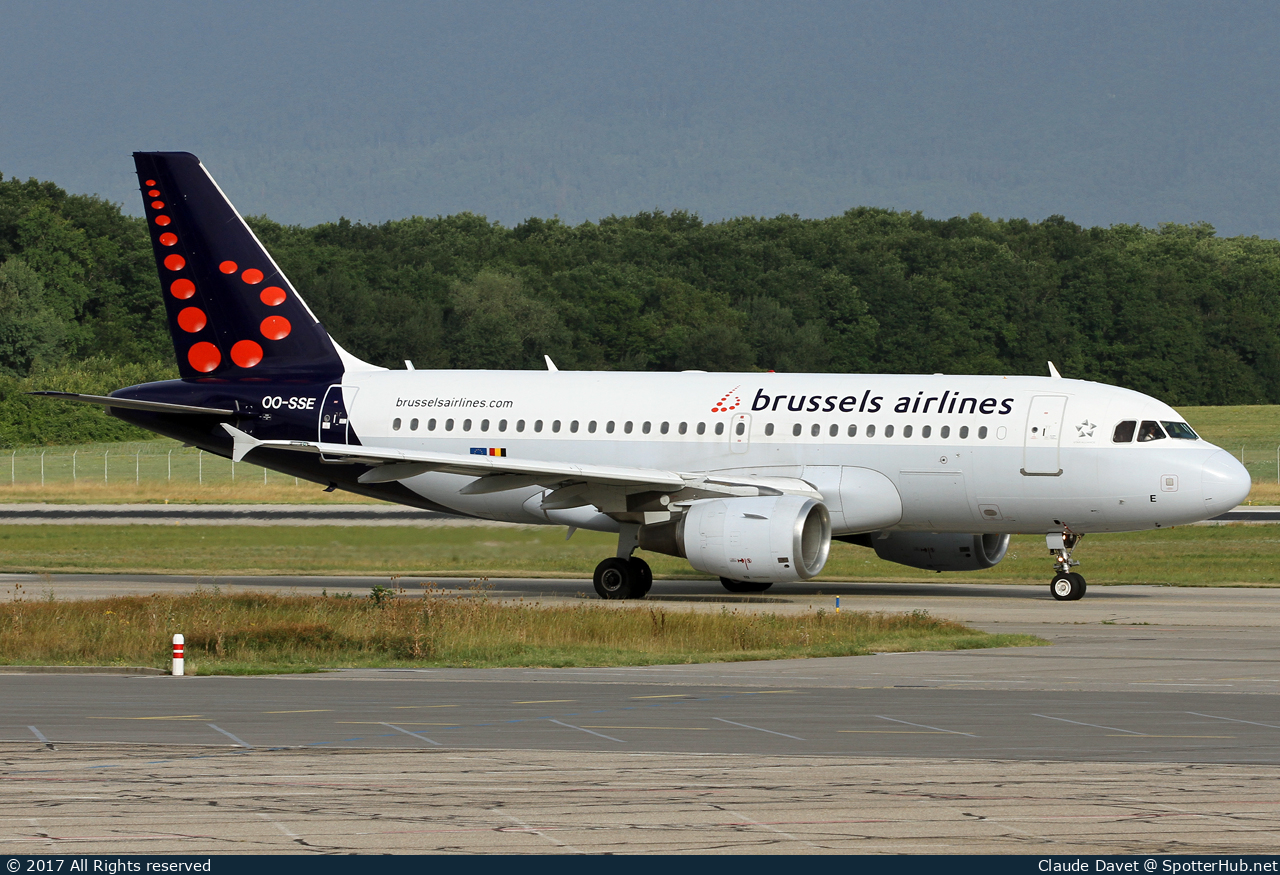 Photo of OO-SSE - Airbus A319-112 operated by Brussels Airlines