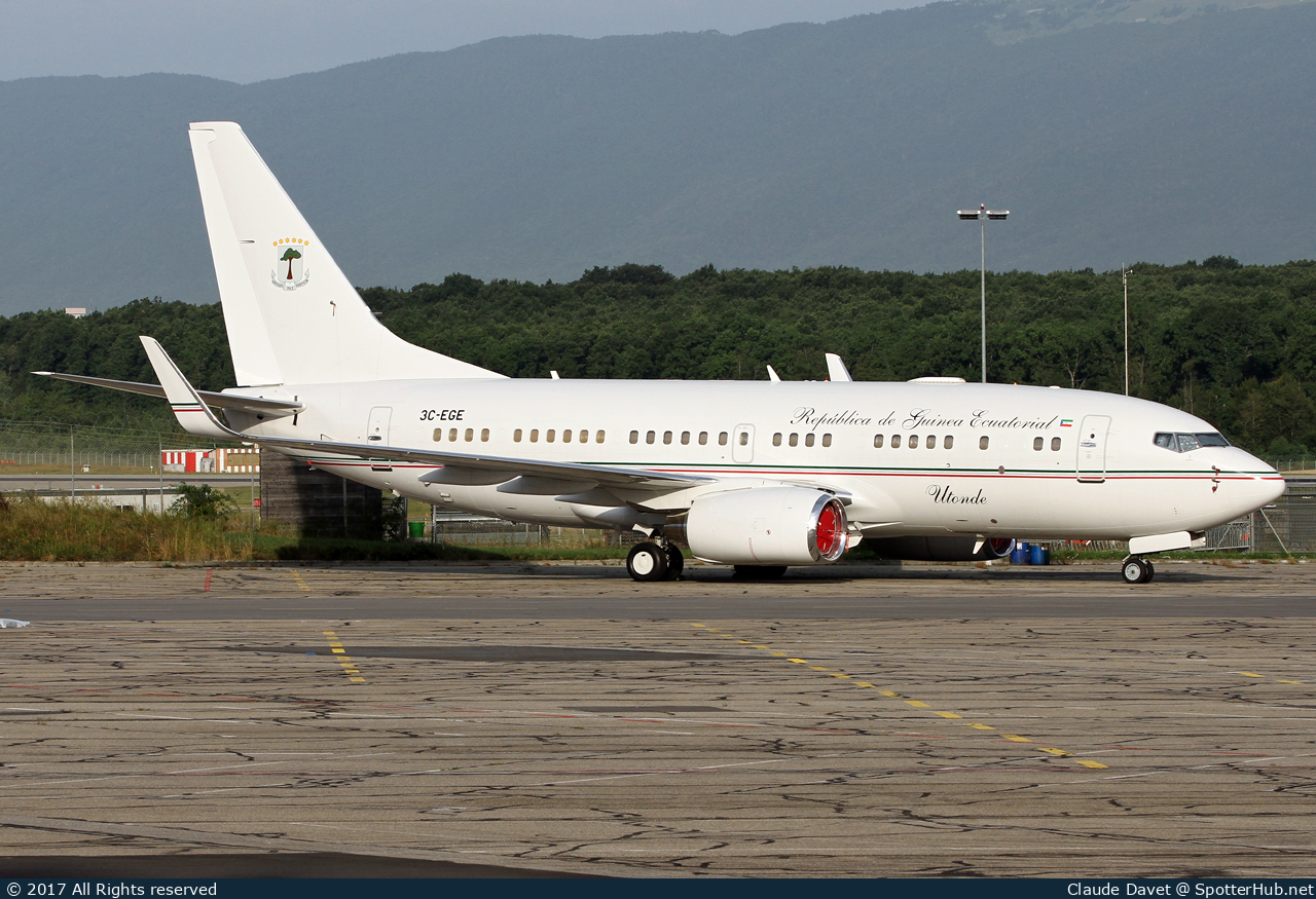 Photo of 3C-EGE - Boeing 737-7FB(BBJ) operated by Government of Equatorial Guinea