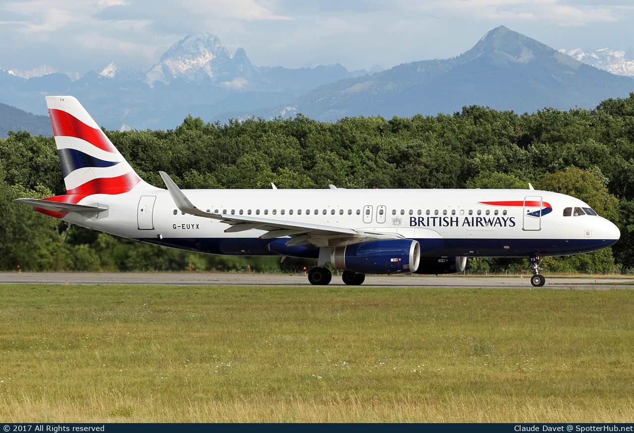 Photo of G-EUYX - Airbus A320-232 operated by British Airways