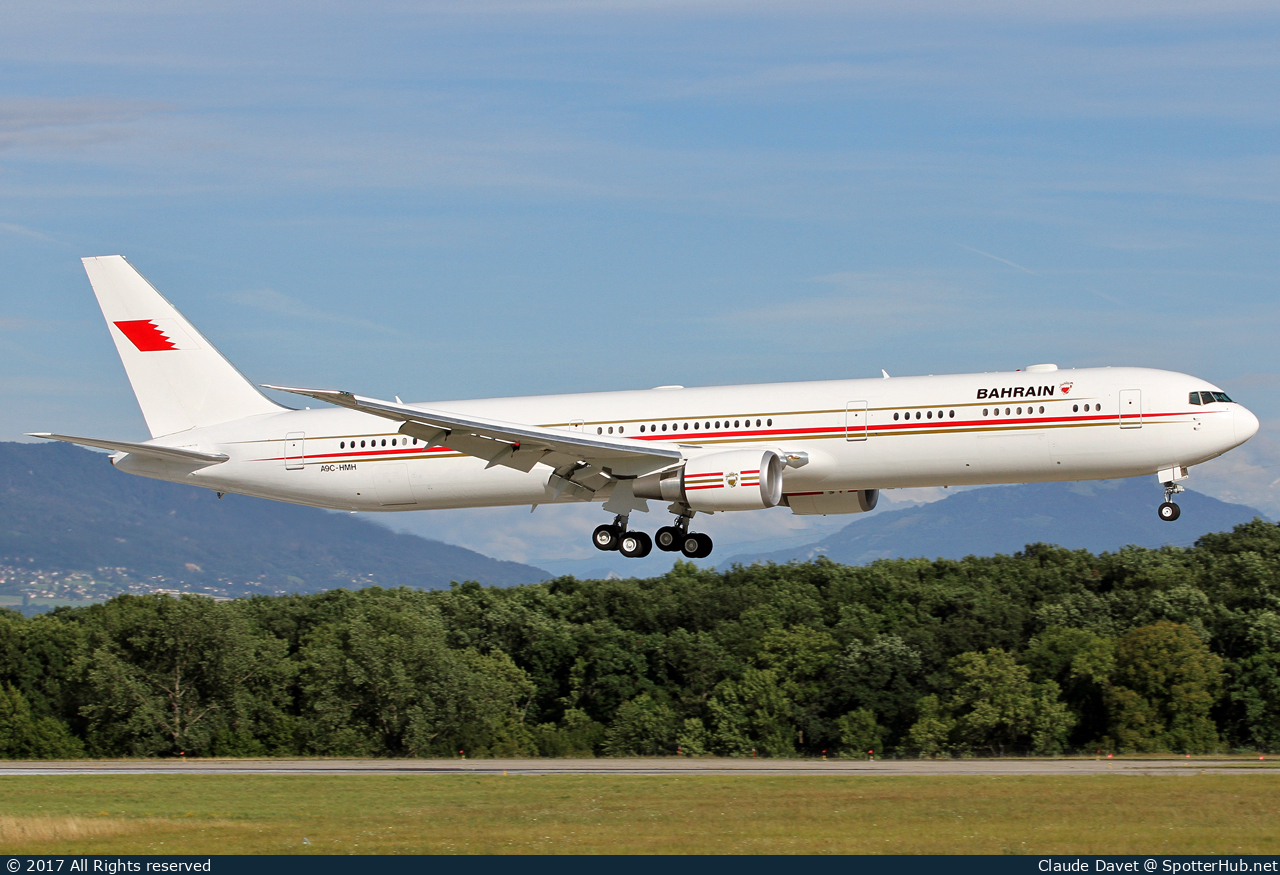 Photo of A9C-HMH - Boeing 767-4FS(ER) operated by Bahrain Royal Flight