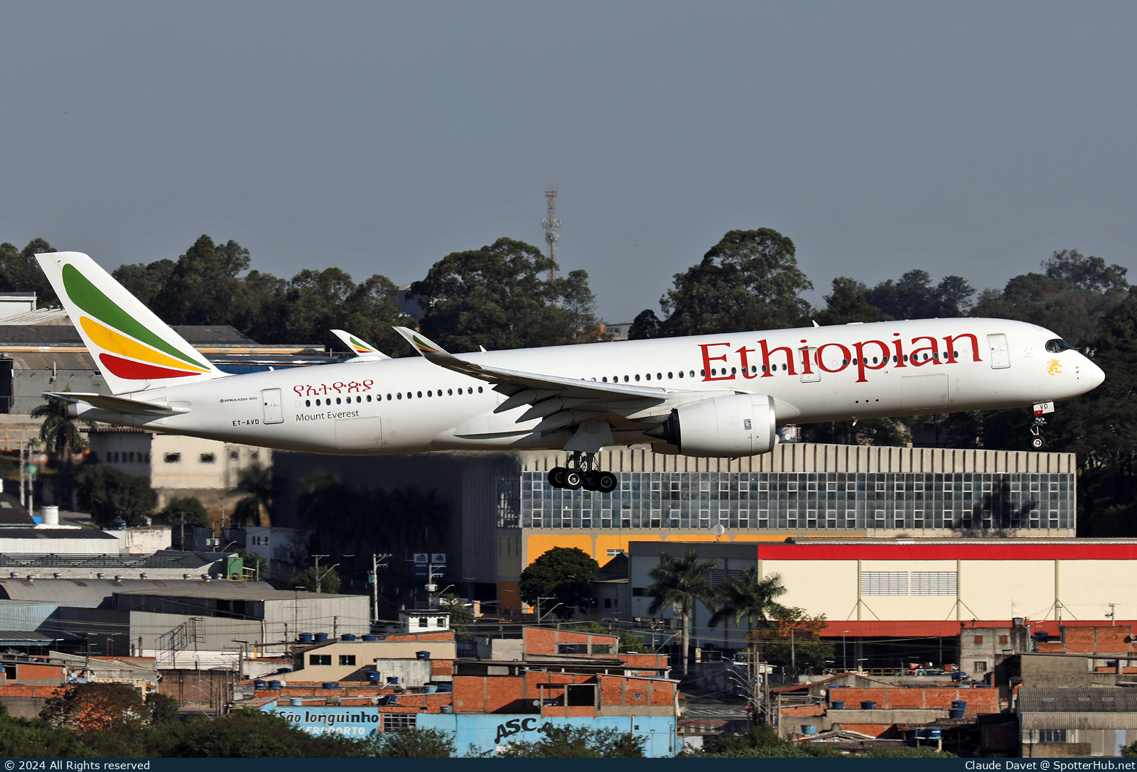 Photo of ET-AVD - Airbus A350-941 operated by Ethiopian Airlines