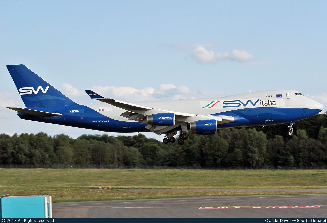 Photo of I-SWIA - Boeing 747-4R7F operated by SW Italia