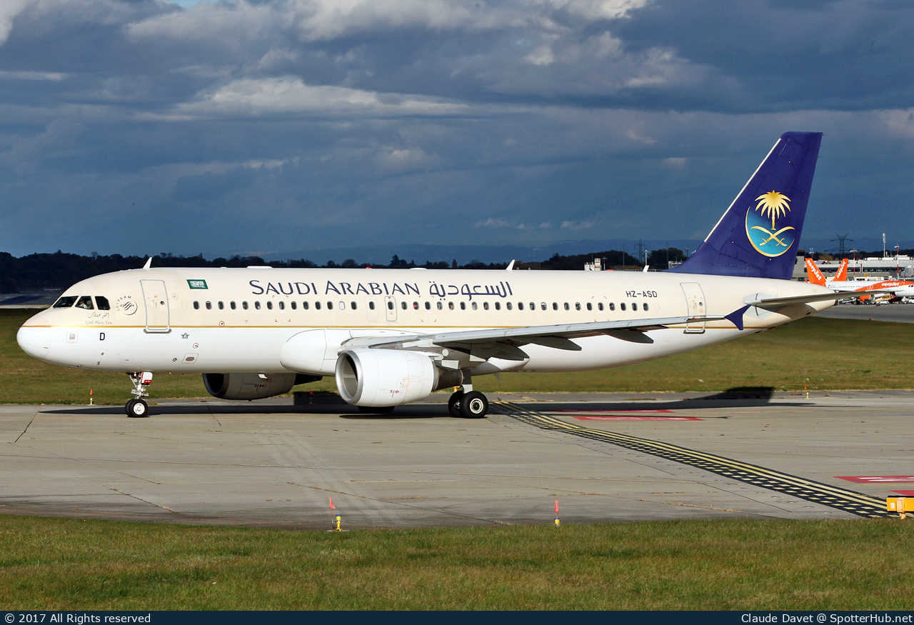 Photo of HZ-ASD - Airbus A320-214 operated by Saudi Arabian Airlines