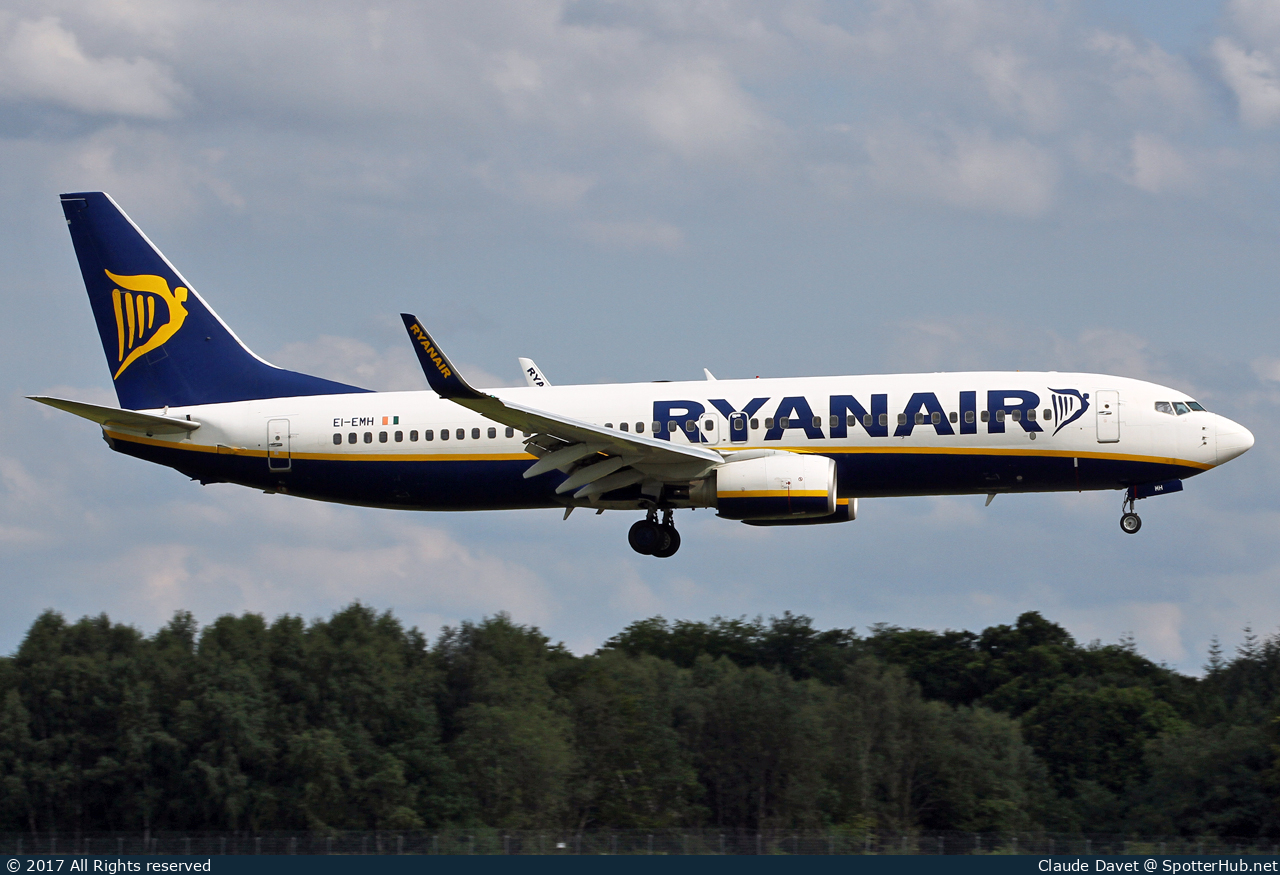 Photo of EI-EMH - Boeing 737-8AS operated by Ryanair