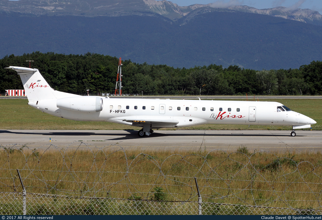 Photo of F-HFKG - Embraer ERJ-145EP operated by Fly Kiss (opb Enhance Aero)