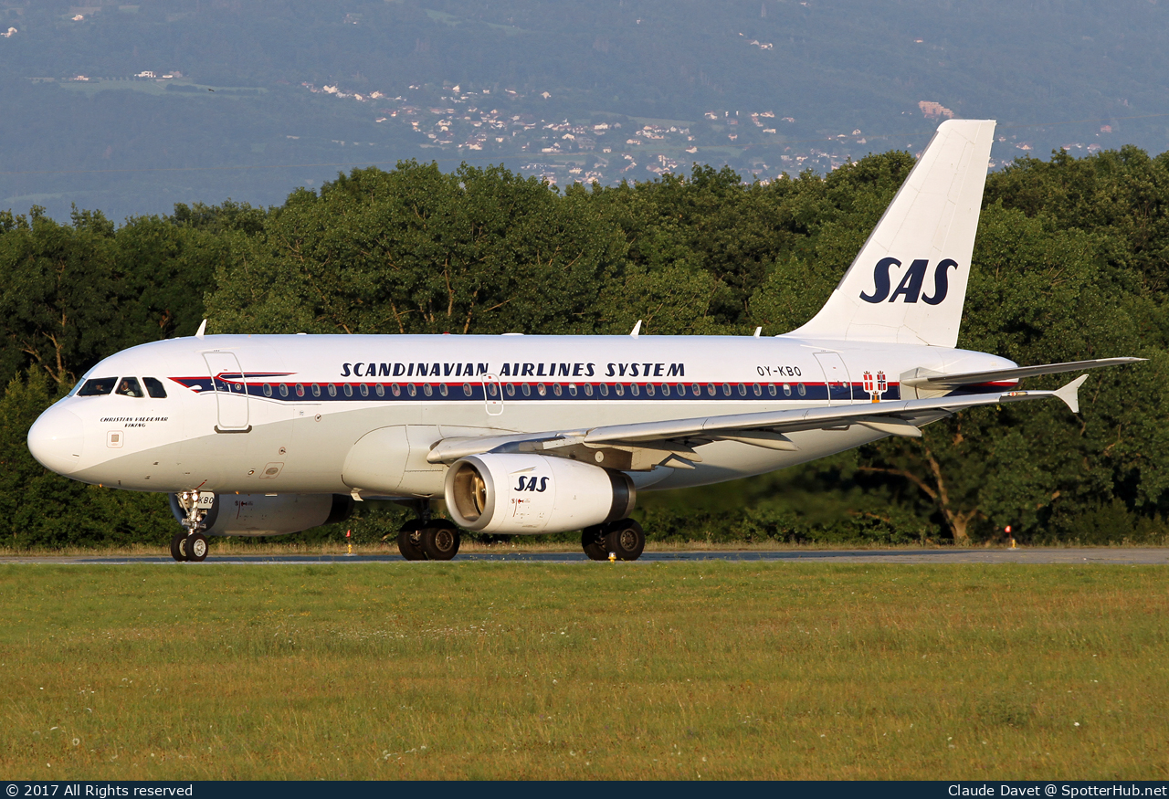 Photo of OY-KBO - Airbus A319-132 operated by SAS Scandinavian Airlines