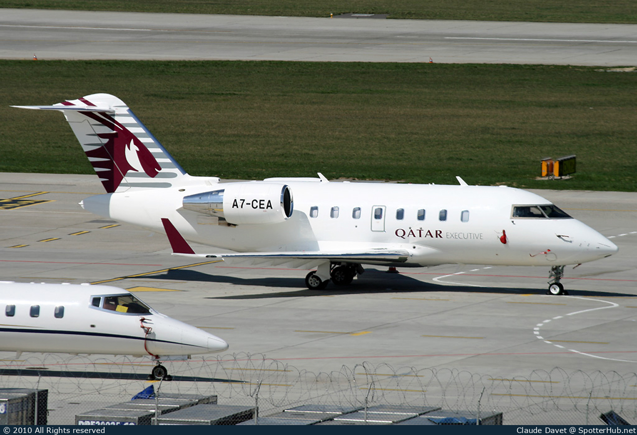 Photo of A7-CEA - Bombardier Challenger 605 operated by Qatar Executive