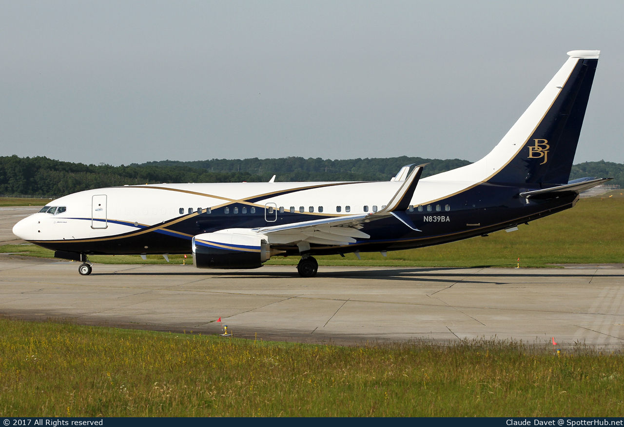 Photo of N839BA - Boeing 737-77Z(BBJ) operated by Boeing Executive Flight Operations
