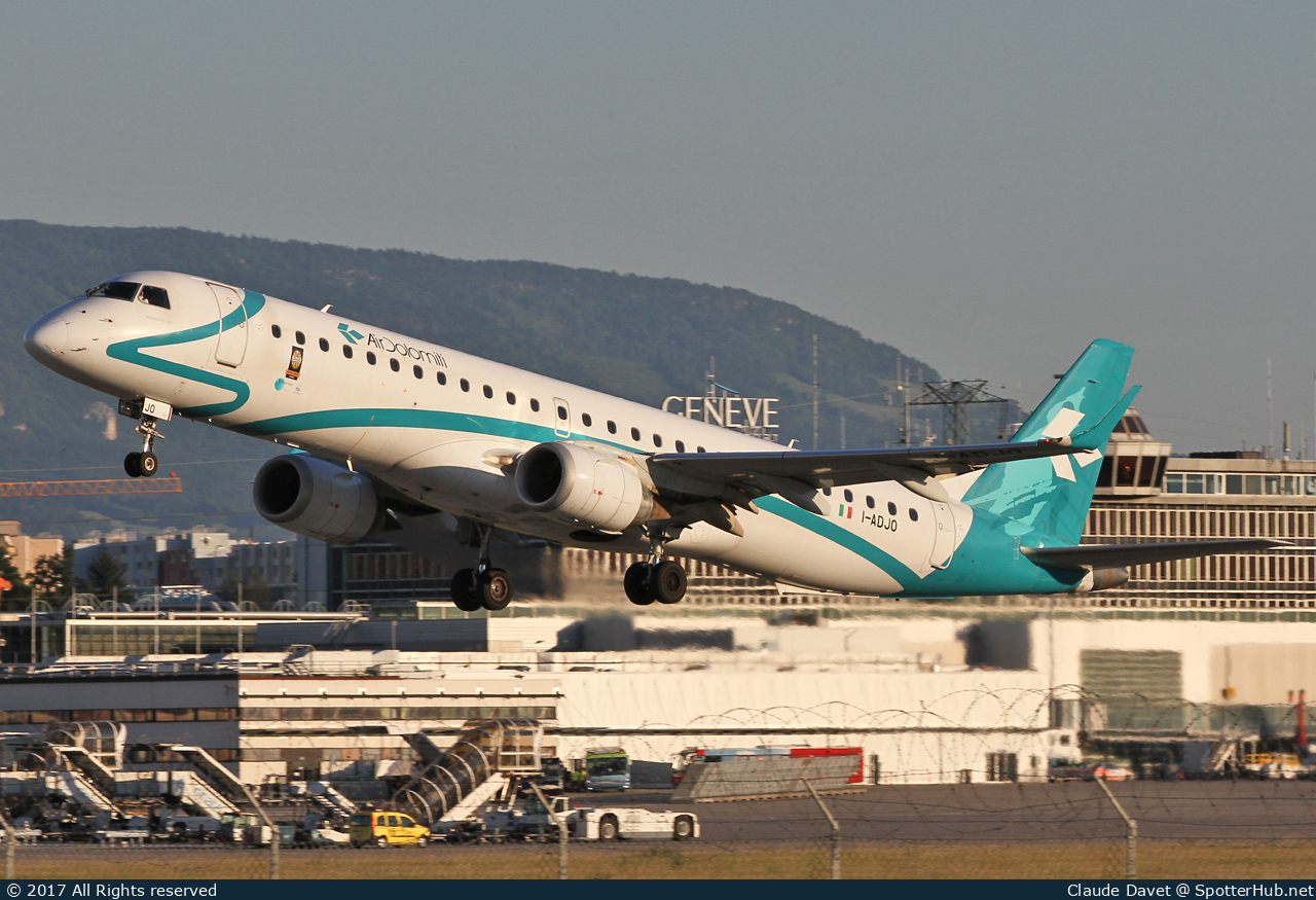 Photo of I-ADJO - Embraer ERJ-195LR operated by Air Dolomiti