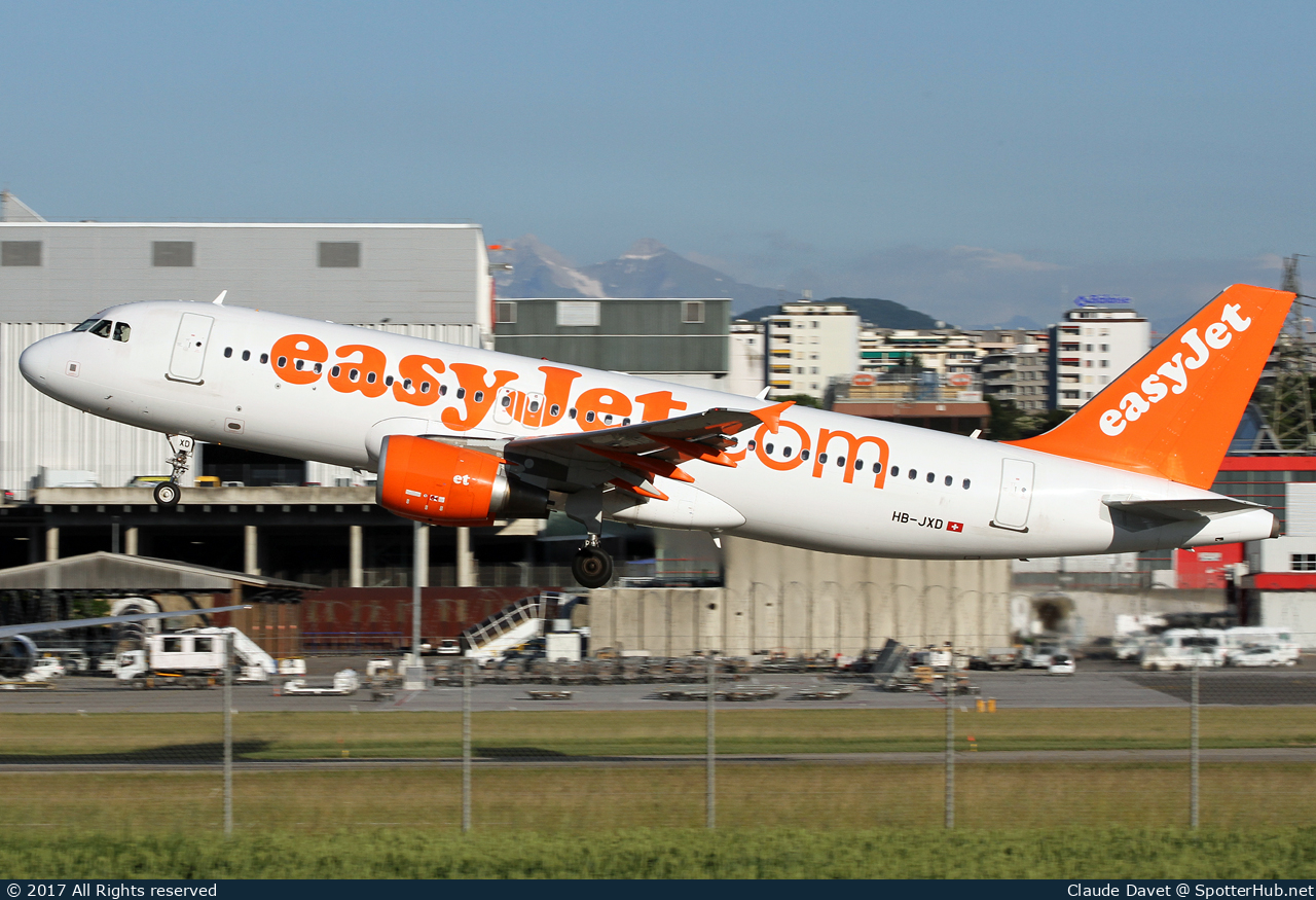 Photo of HB-JXD - Airbus A320-214 operated by easyJet Switzerland