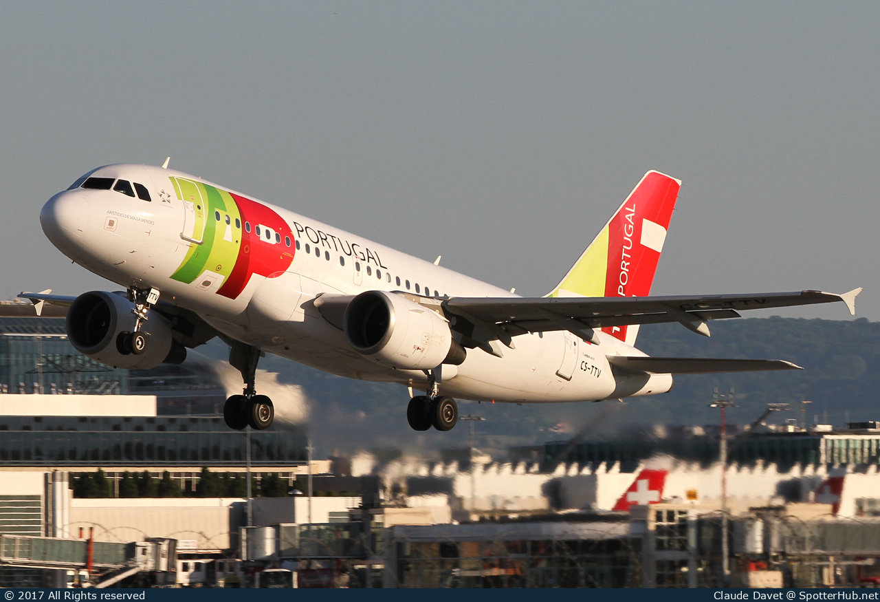 Photo of CS-TTV - Airbus A319-112 operated by TAP Air Portugal