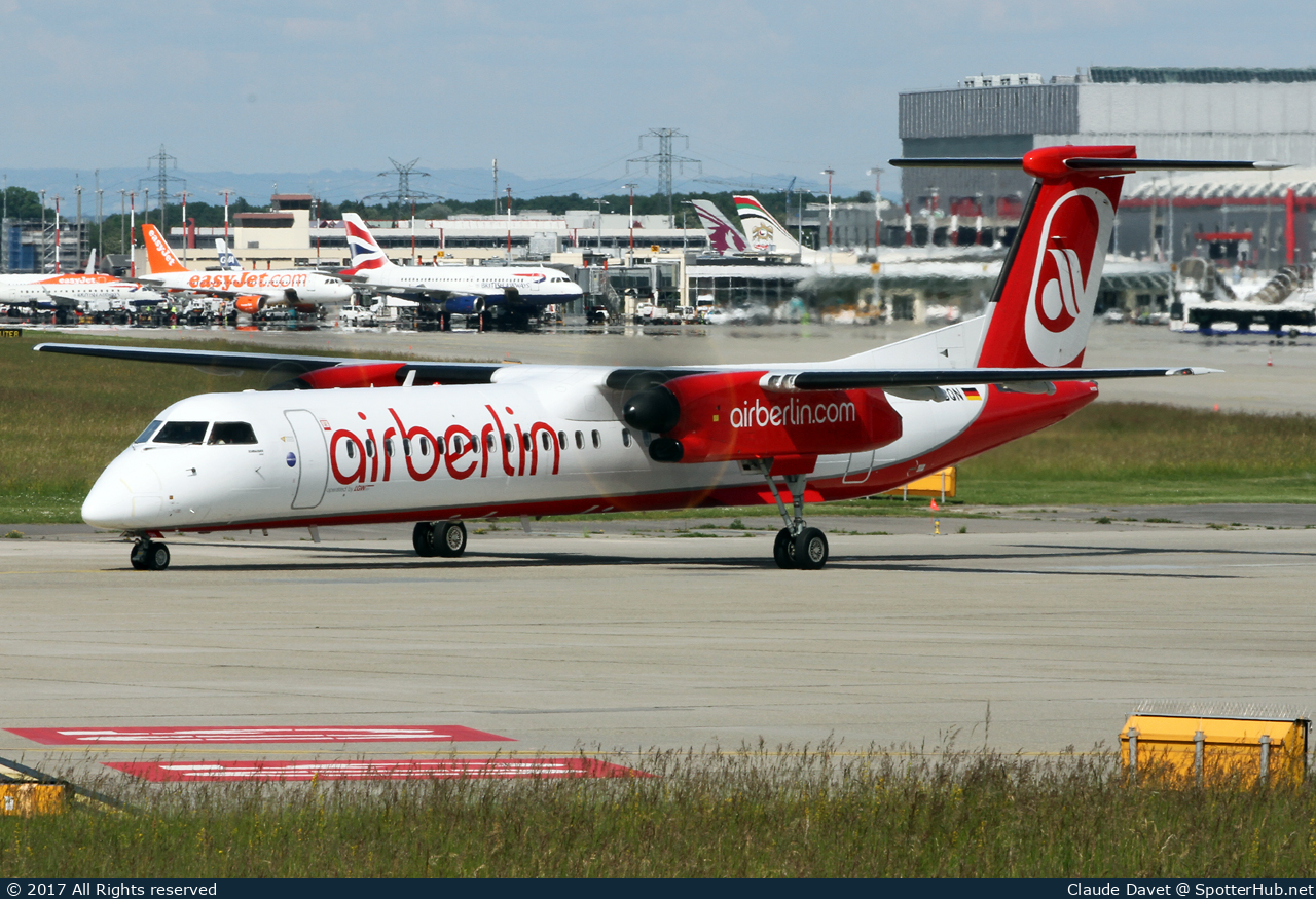 Photo of D-ABQN - Bombardier DHC-8-402 Dash 8 Q400 operated by Air Berlin (opb LGW Luftfahrtgesellschaft Walter)