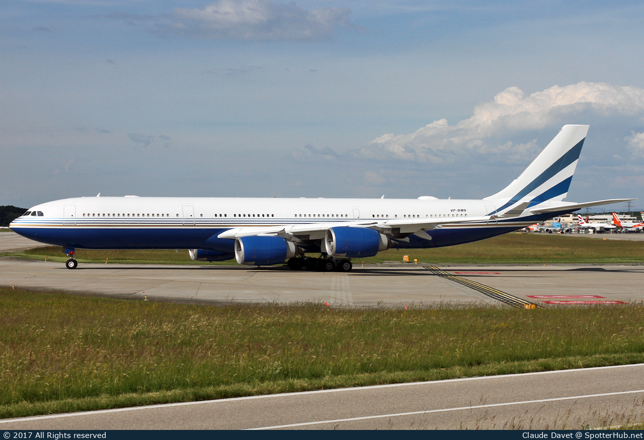 Photo of VP-BMS - Airbus A340-541 operated by Las Vegas Sands Corp.